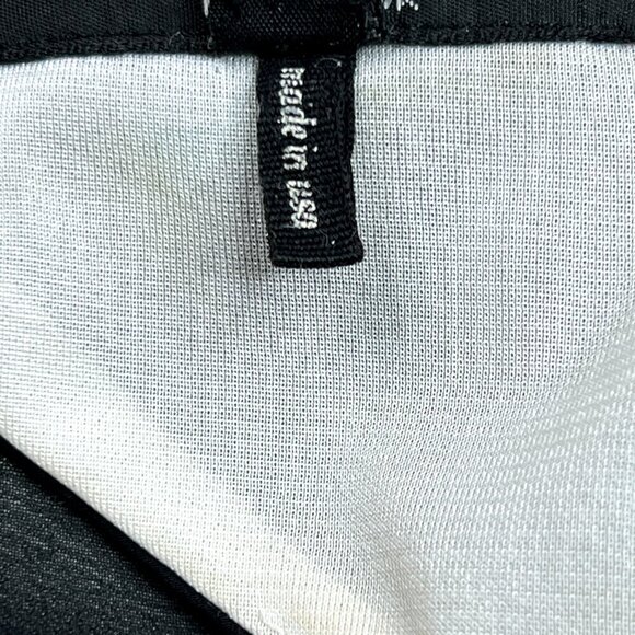 Rag & Bone Sheer Black Tank Asymmetrical Back Geometric Panels Size Small - Picture 7 of 9